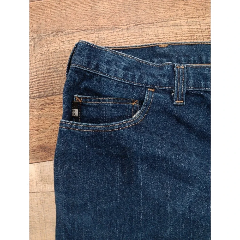 Carhartt FR Jeans Men 44x34 Flame Resistant HRC2 Workwear 280-83 Denim (2606)‎
